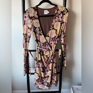 Princess Polly Floral Wrap Dress